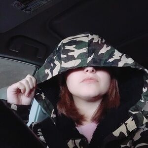 Army, camo winter coat jacket hoodie